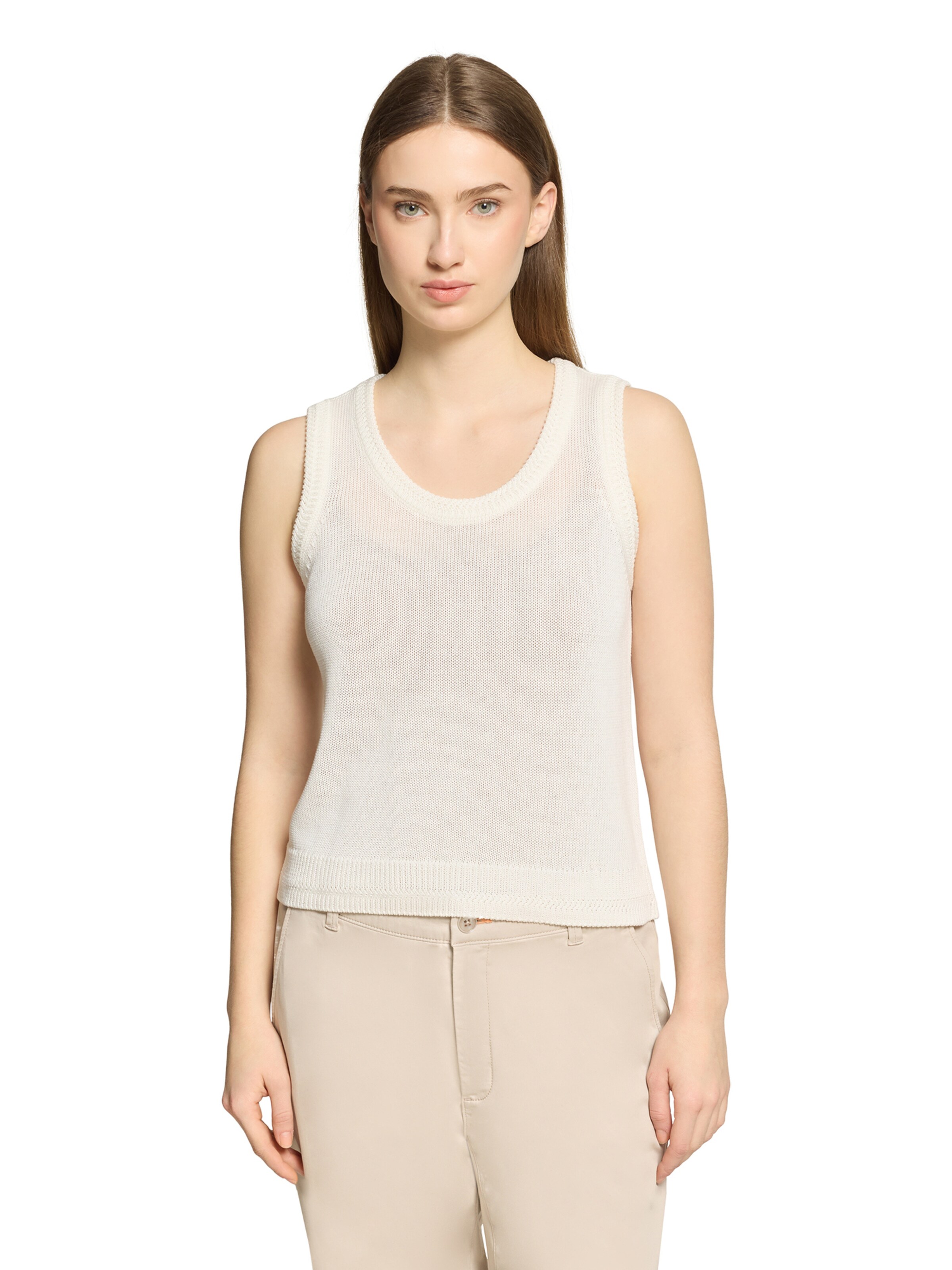 Cartoon Trui in Wit: voorkant