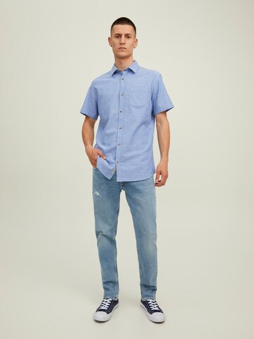 Coupe regular Chemise 'Rabel' JACK & JONES en bleu