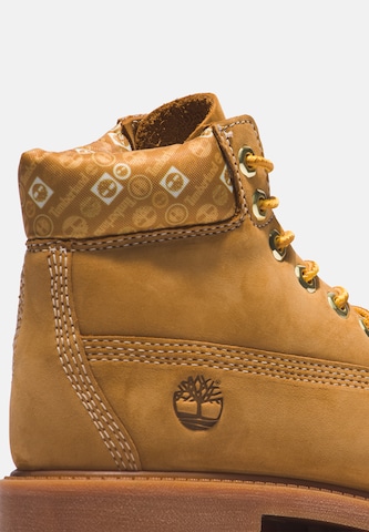 TIMBERLAND Lace-Up Boots '6 In Premium' in Brown