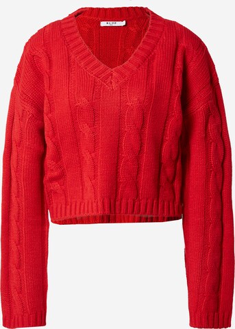 Pull-over NA-KD en rouge : devant