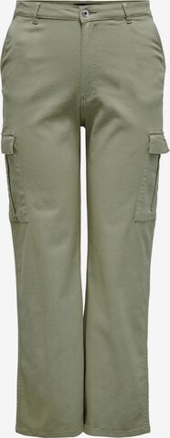 ONLY Carmakoma Regular Cargo Pants 'YARROW-VOX' in Green: front