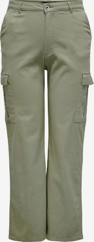 ONLY Carmakoma Cargo Pants 'YARROW-VOX' in Green: front