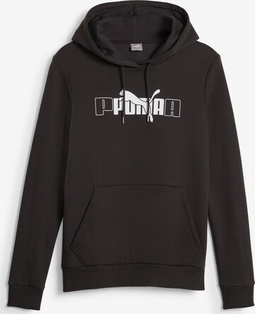 PUMA Athletic Sweatshirt in Black: front