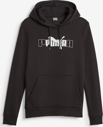 Sweat de sport PUMA en noir : devant