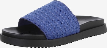 Ital-Design Mules in Blue: front