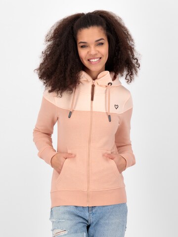 Alife and Kickin Sweatjacke 'Palina' in Orange: predná strana