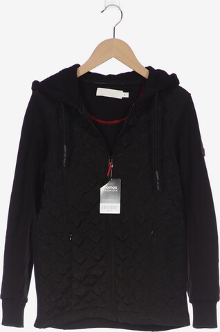 MEXX Sweatshirt & Zip-Up Hoodie in XS in Black: front