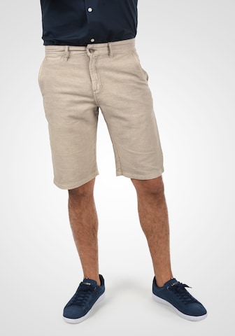 !Solid Regular Pants in Beige: front