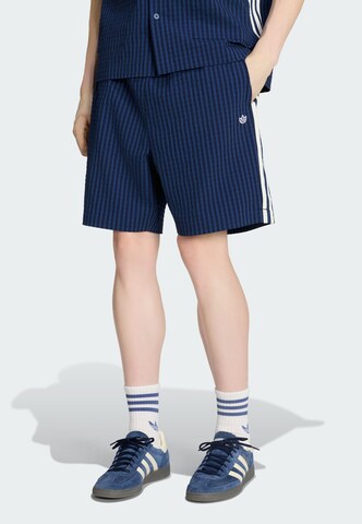 ADIDAS ORIGINALS Loosefit Kalhoty 'Resort' – modrá: přední strana