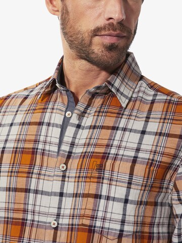 BABISTA Regular fit Button Up Shirt 'Jalor' in Orange