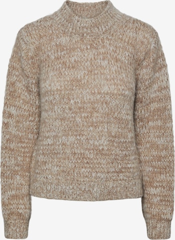 PIECES Sweater 'NOMANA' in Brown: front