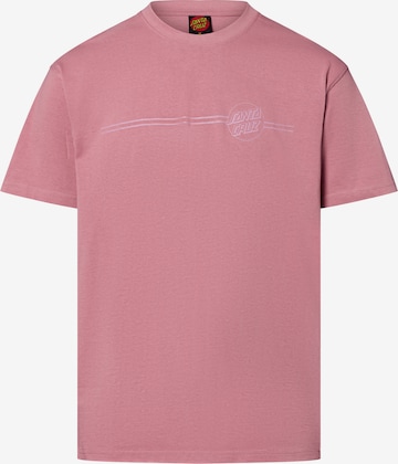 Santa Cruz Shirt in Roze: voorkant