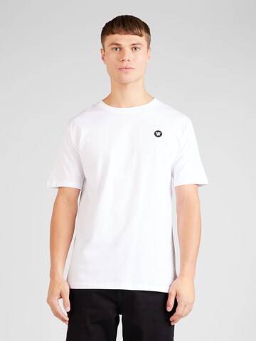 WOOD WOOD Shirt 'Ace' in White: front