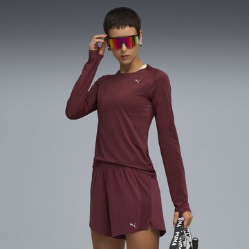 PUMA Functioneel shirt 'Run Cloudspun' in Rood: voorkant