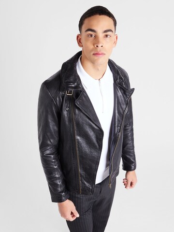 FREAKY NATION Between-Season Jacket 'Right Way' in Black: front