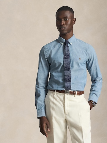 Regular fit Cămașă de la Polo Ralph Lauren pe albastru: față