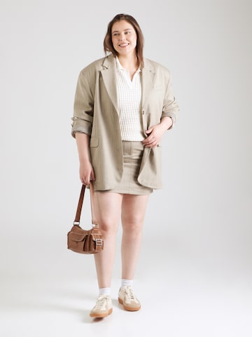 ONLY Carmakoma - Jersey 'CARANNASOFIA' en beige