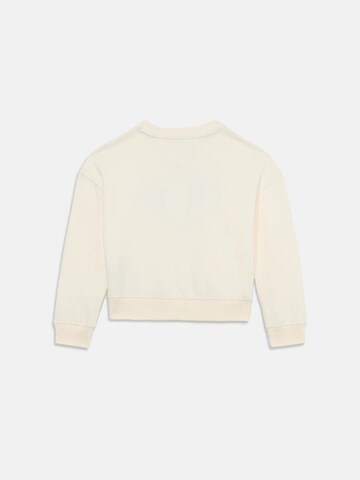 TOMMY HILFIGER Sweatshirt 'Paillettes Script' in Wit