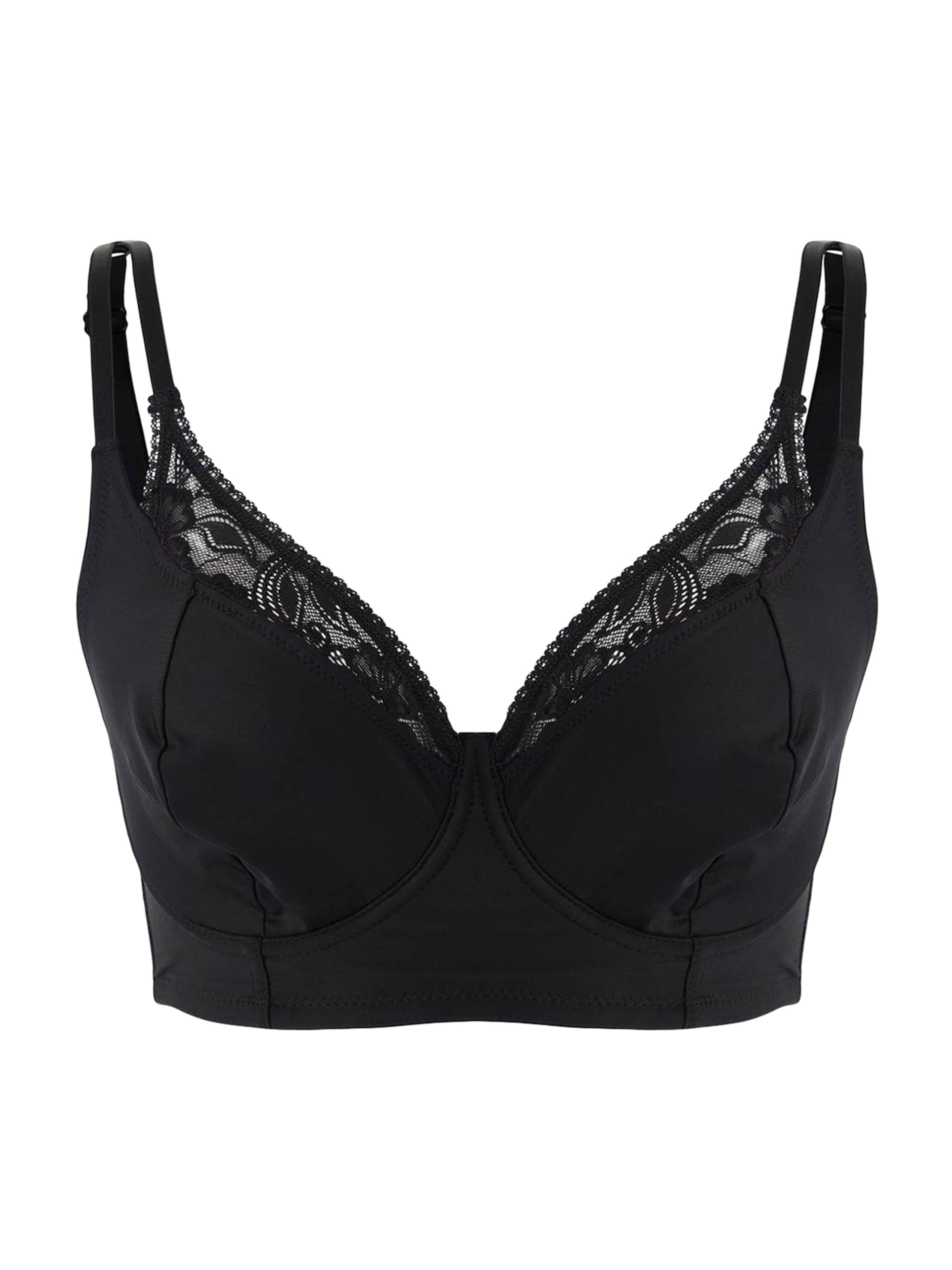 Trendyol Curve Bustier BH in Schwarz: Vorderseite