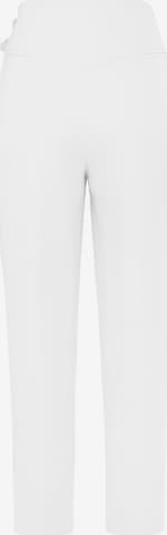 LASCANA Tapered Pleated Pants in White