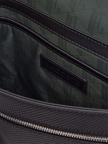 LACOSTE Crossbody bag 'Lacoste Sacoches messenger Chantaco cuir Noir' in Black