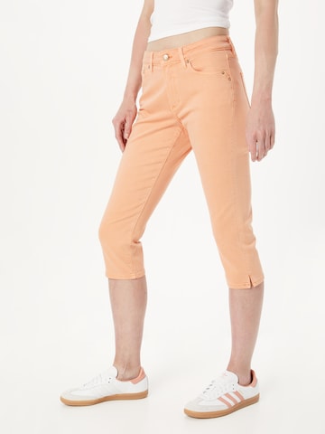 Coupe slim Jean s.Oliver en orange : devant