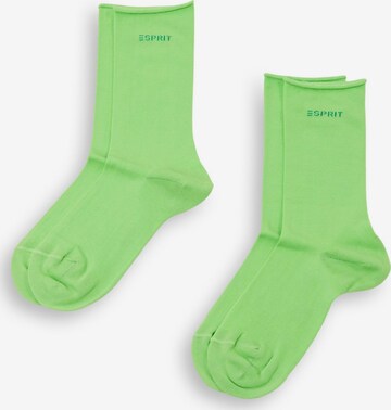 ESPRIT Sokken in Groen: voorkant
