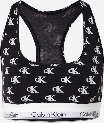 Calvin Klein Underwear Бюстье Бюстгальтер в Черный: спереди