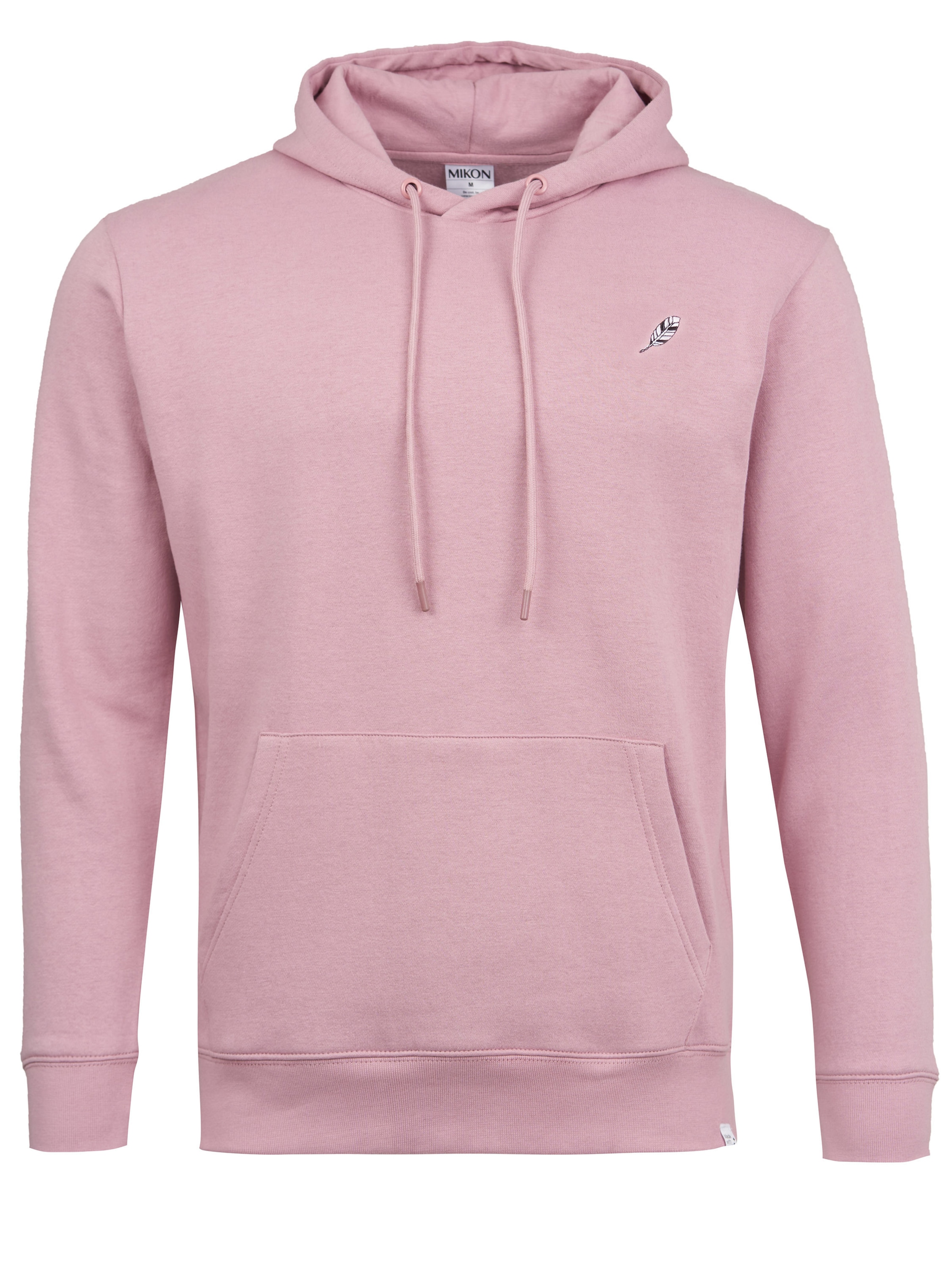 Mikon Sweatshirt 'Feder' in Roze: voorkant