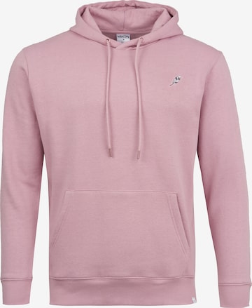 Mikon Sweatshirt 'Feder' in Pink: predná strana