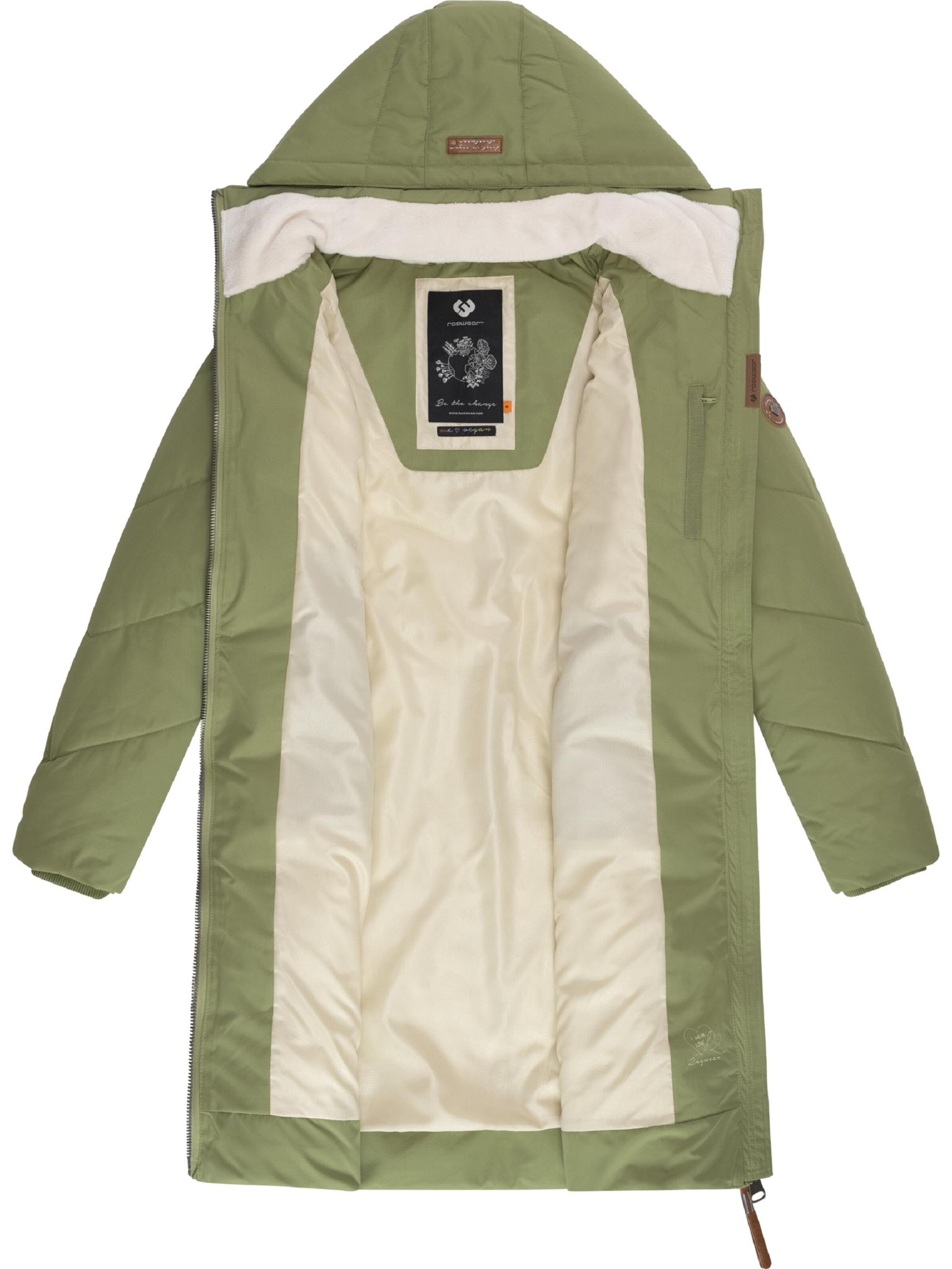 Ragwear Winter coat 'Rebelka' in Green
