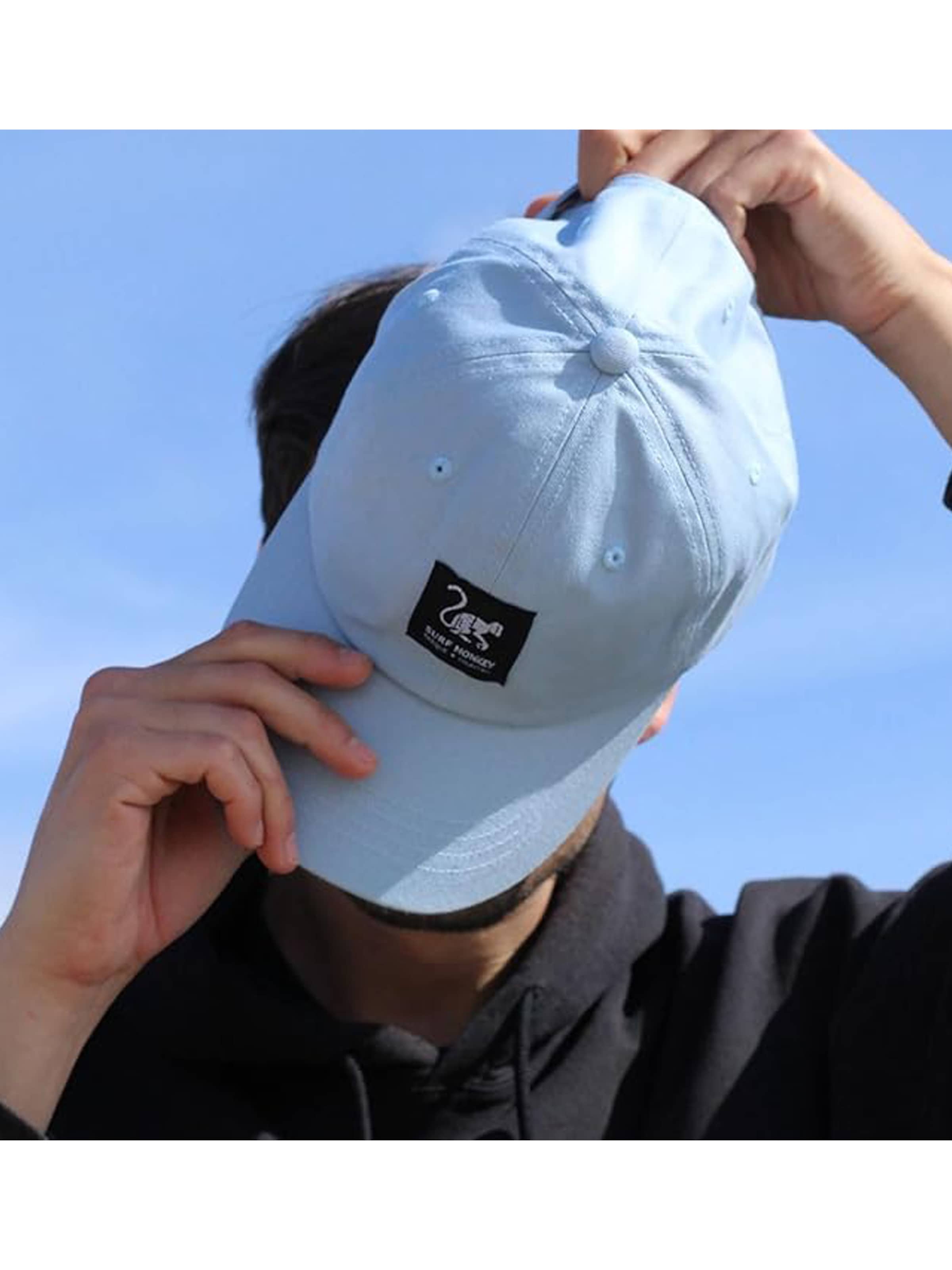 Surf Monkey Athletic Cap in Blue