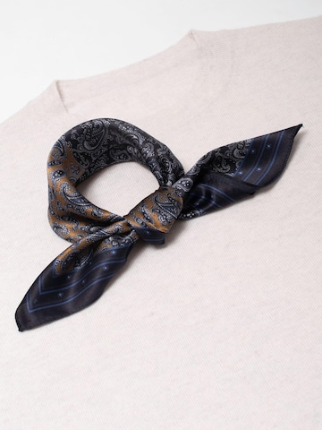 MayTree Scarf 'Seidentuch Paisley  dunkelblau gold' in Blue