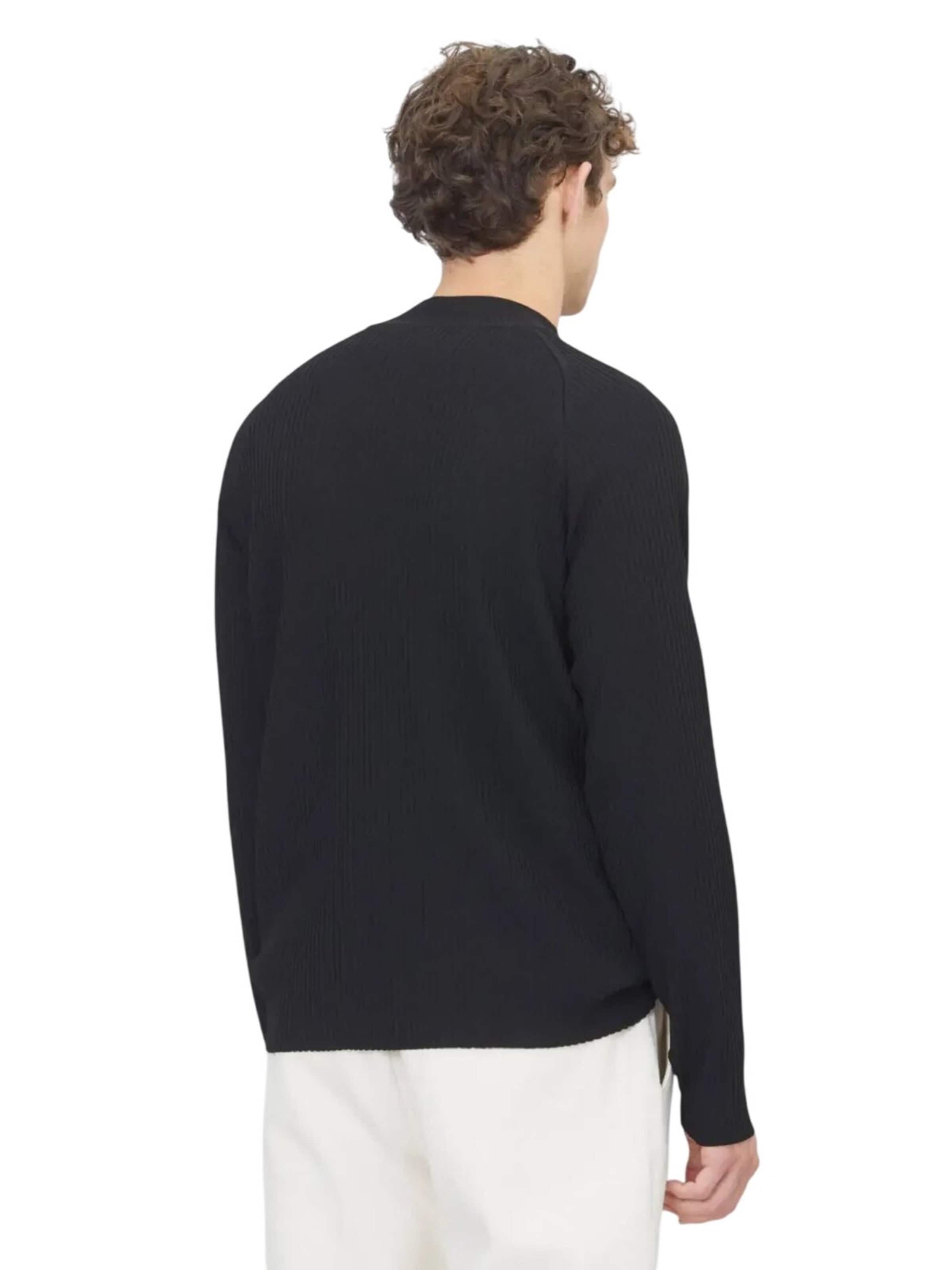 Ramsey Knit Cardigan in Black