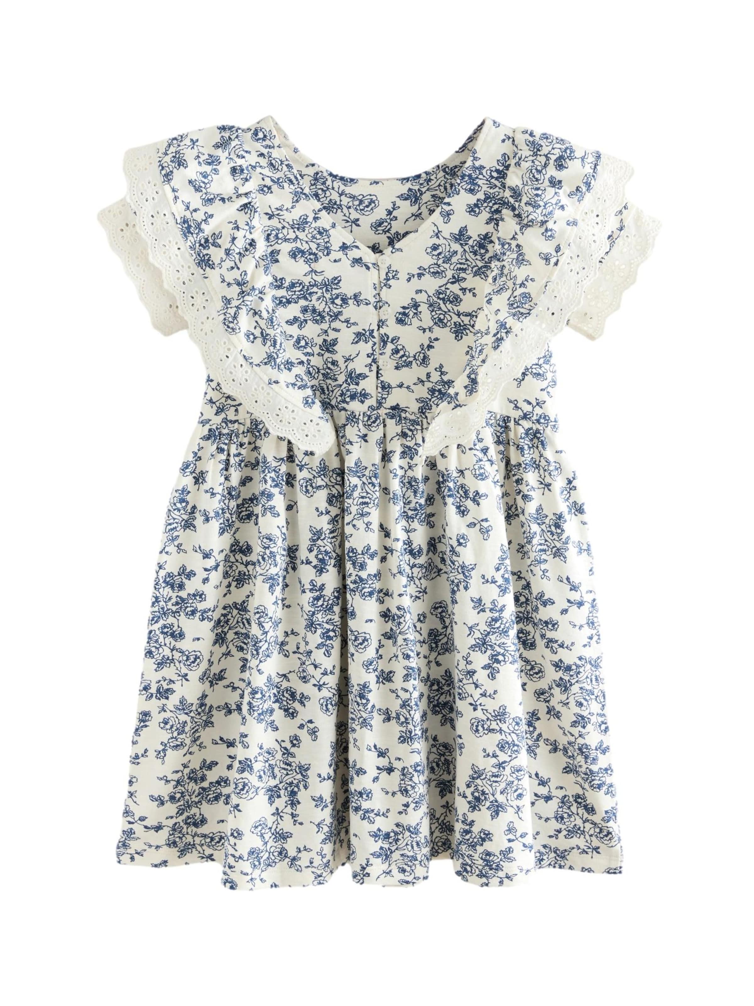 LAURA ASHLEY Mekko värissä sininen