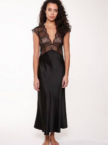 LingaDore Nightgown in Black: front
