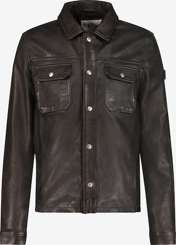 URBAN 5884® Between-Season Jacket 'Dante' in Brown: front