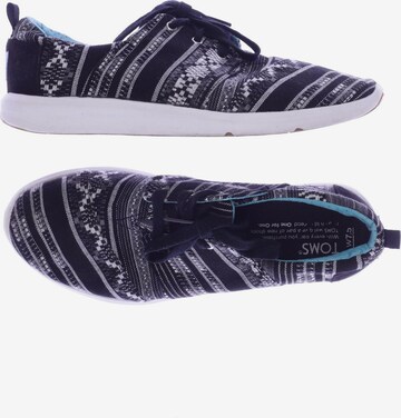 TOMS Sneaker 38 in Schwarz: predná strana