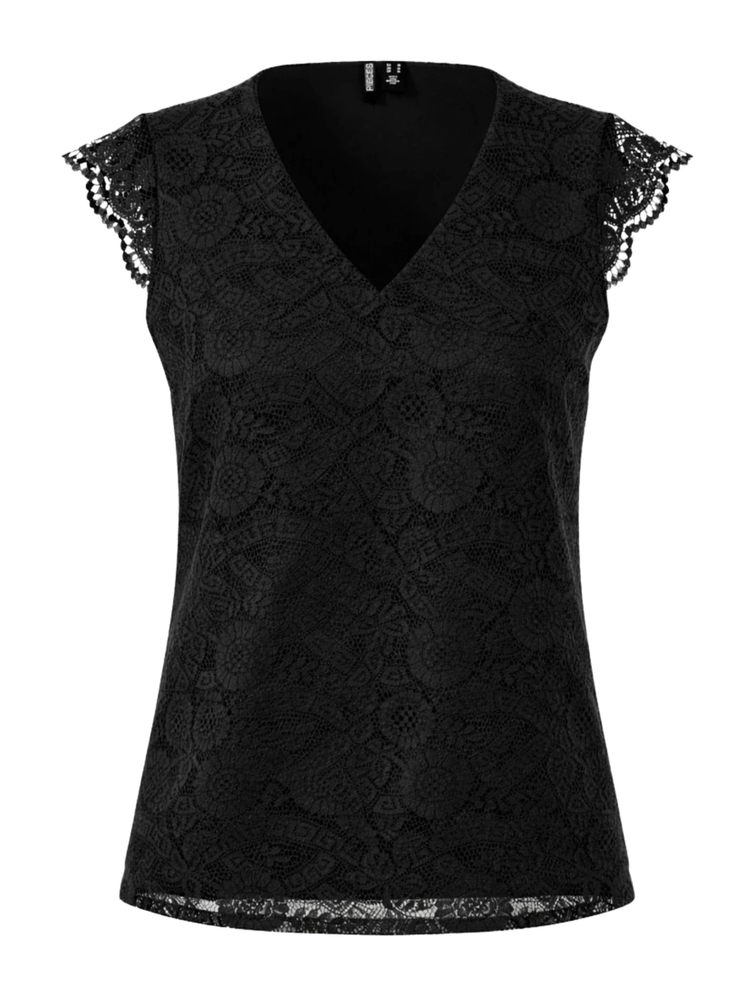 PIECES Shirt‌‌‌‌ in Schwarz: Vorderseite