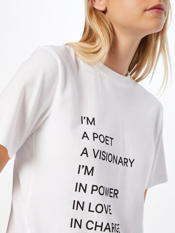 Young Poets Shirt 'Principles Tannie' in White