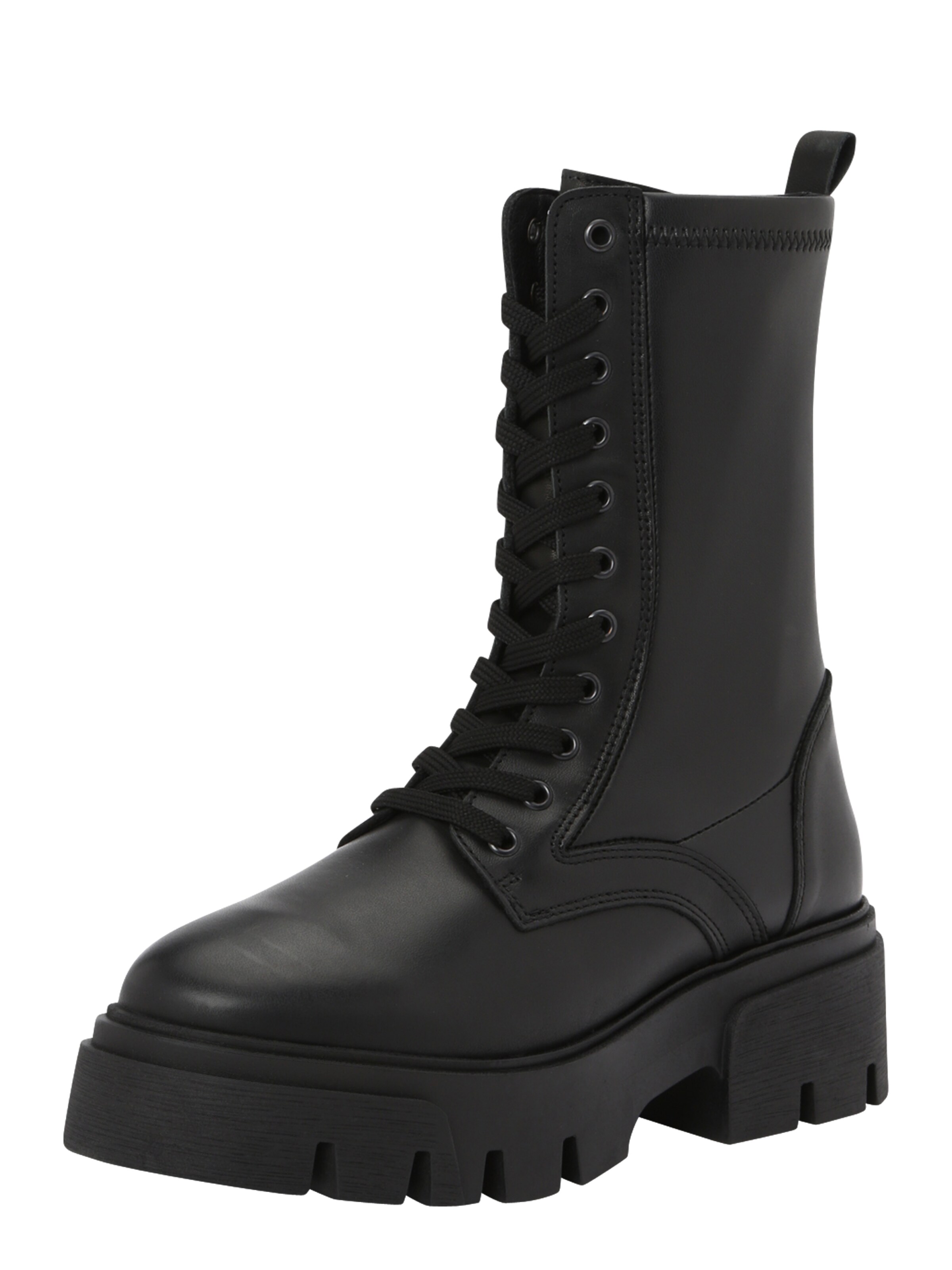 ABOUT YOU Stövlett med snörning 'Arina' i svart, Produktvy