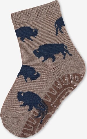 STERNTALER Socks in Brown: front