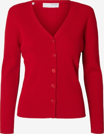 SELECTED - Cárdigan 'SLFCarly' en rojo: frente