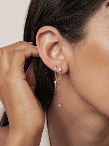 Hey Happiness - Pendientes 'Celestial Star Dangle' en oro