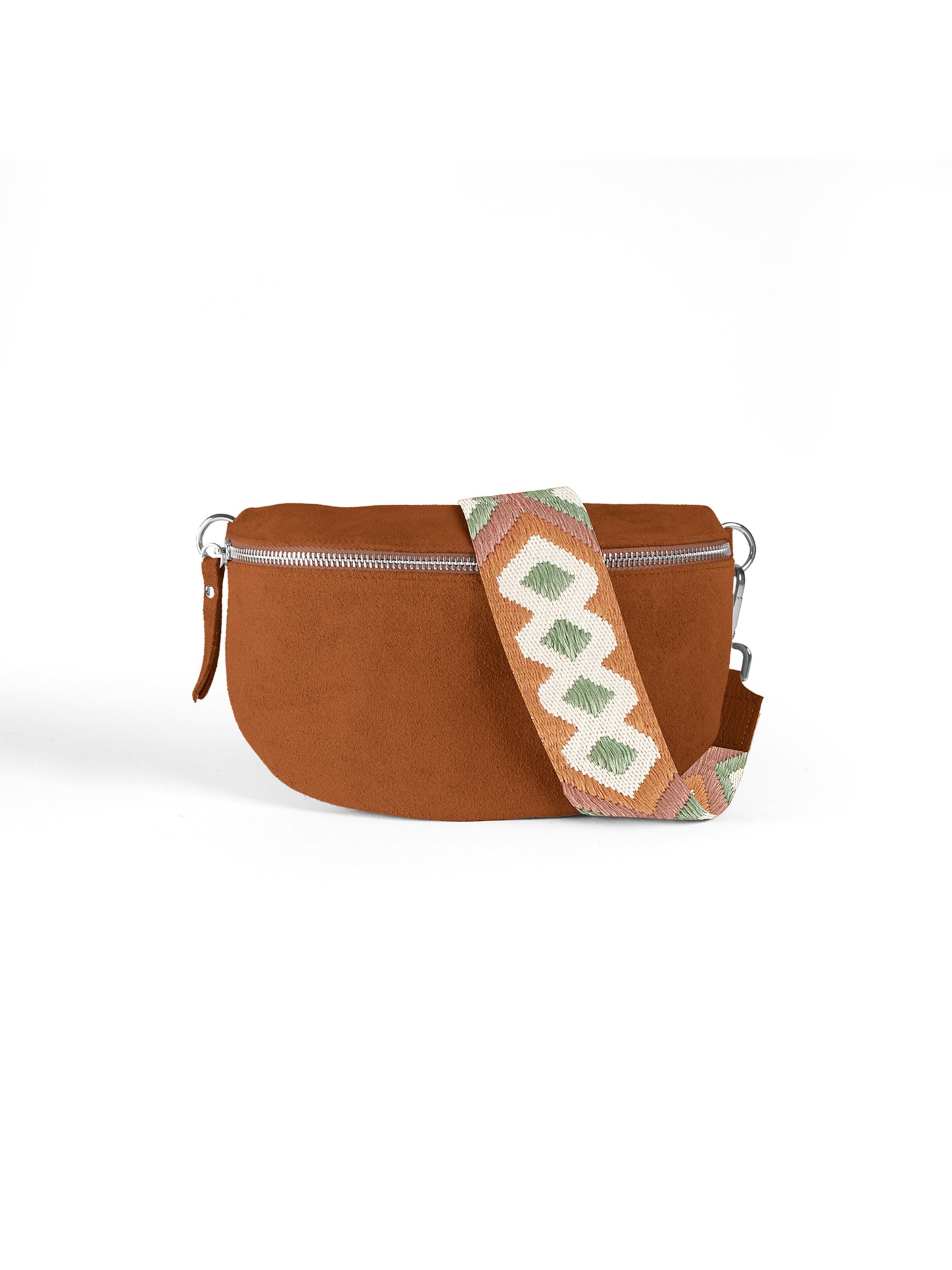 lePelou Gürteltasche 'ONDA medium'‌‌ in Braun: Vorderseite