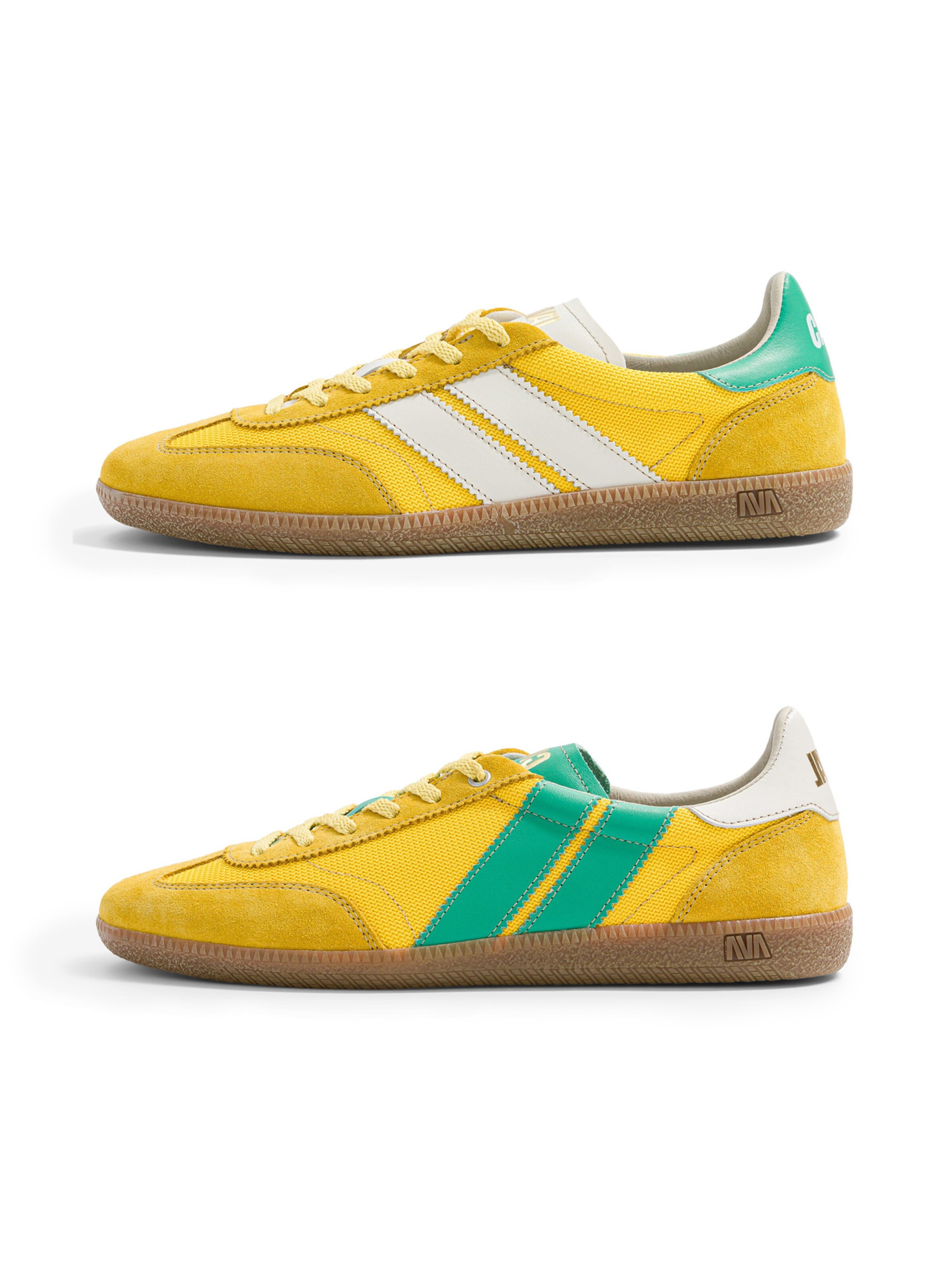 Caval - Sapatilhas baixas ' PULSE ' em amarelo: frente