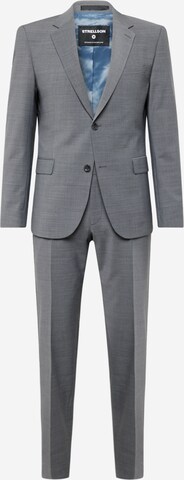 STRELLSON Slim fit Suit 'Aidan' in Grey: front