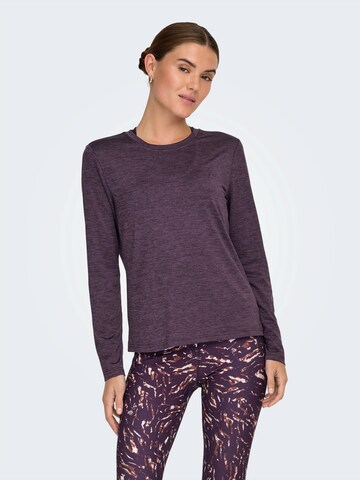 ONLY PLAY - Camiseta funcional 'ONPCORE' en lila: frente