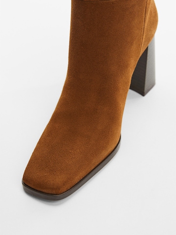 MANGO Boots 'Jockey' in Brown