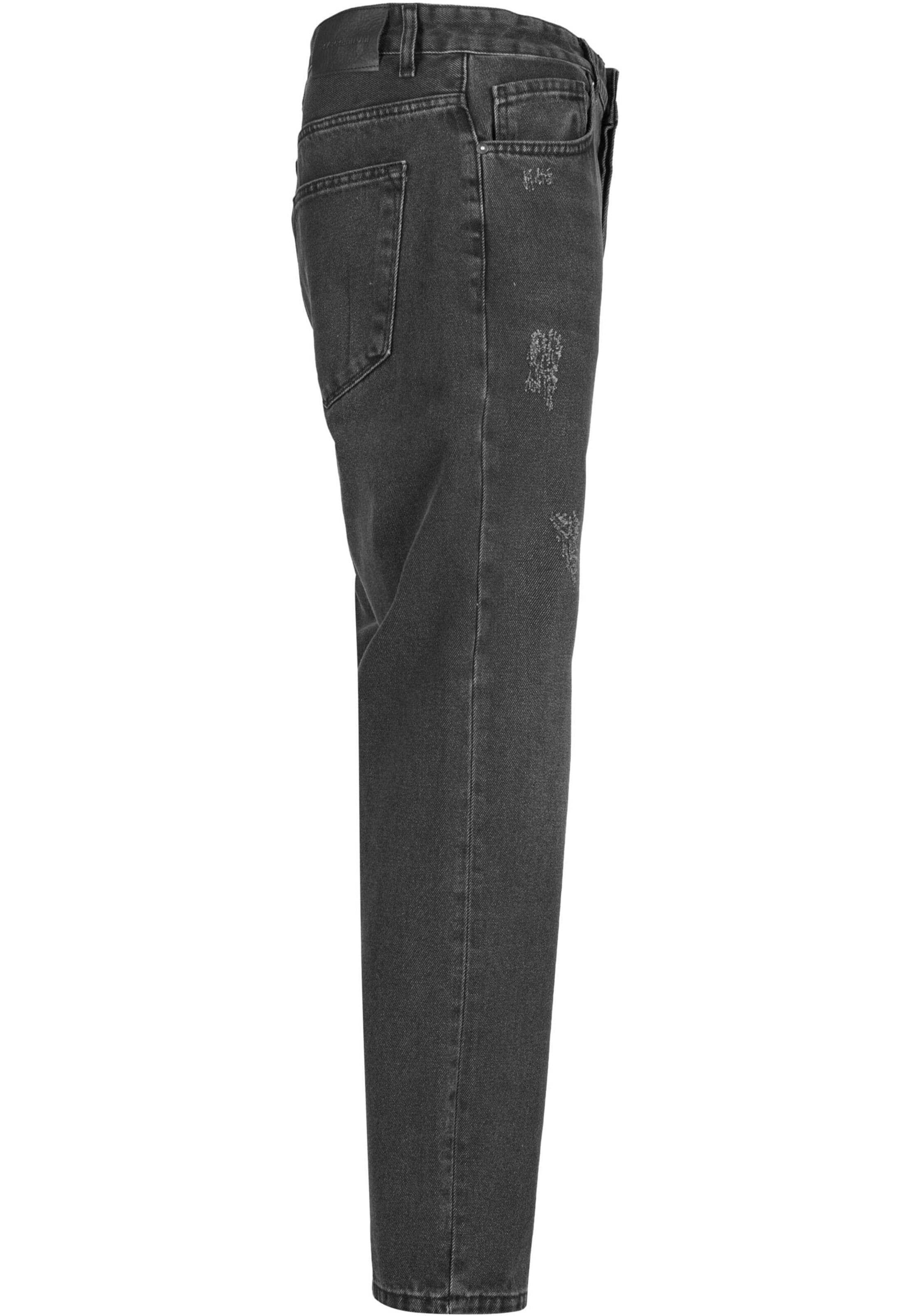 2Y Premium Loosefit Jeans in Zwart